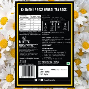 chamomile rose tea