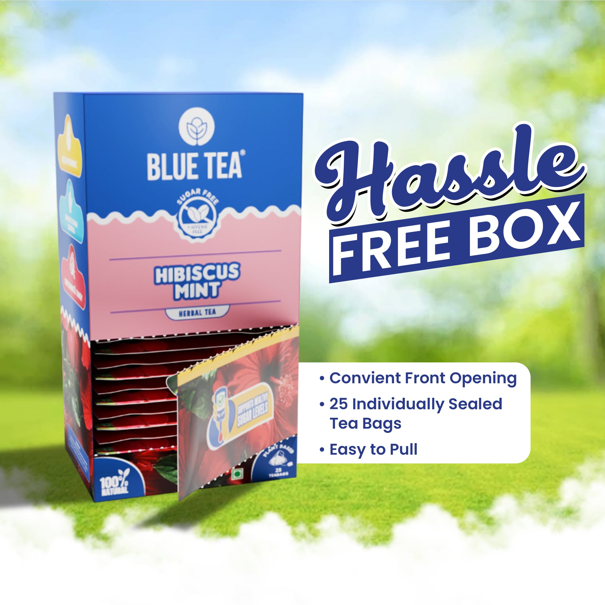 Hibiscus Mint Herbal Tea- 25 sachets