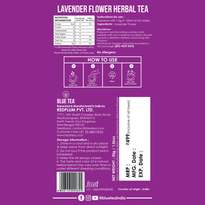 lavender tea bag