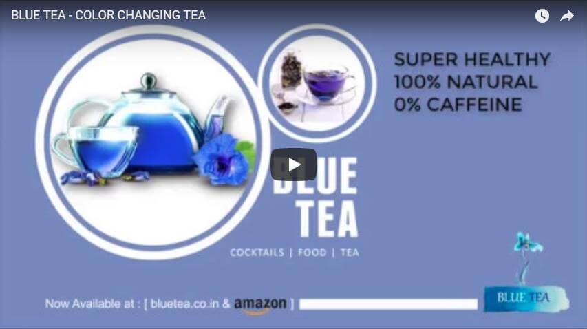 BLUE TEA - COLOR CHANGING TEA- Video