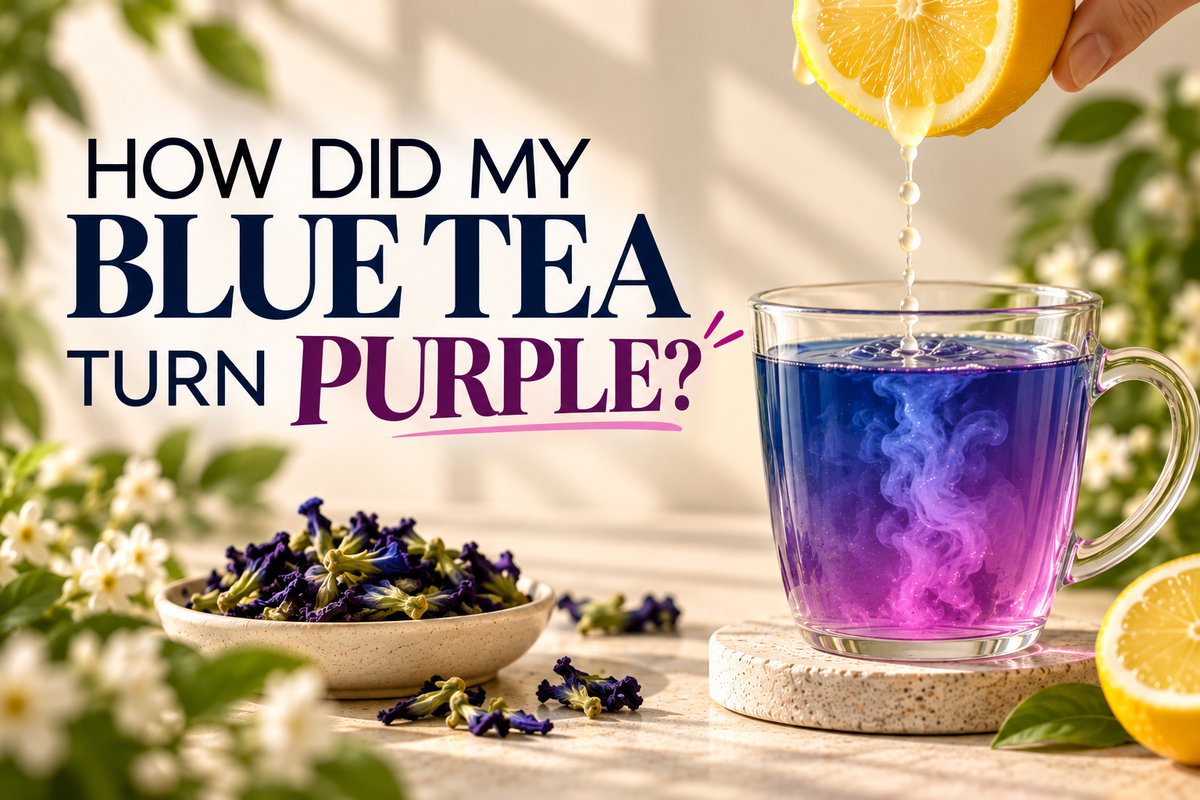 Why Your Blue Tea Changes Colour With Lemon: The Simple Science Behind the Pour