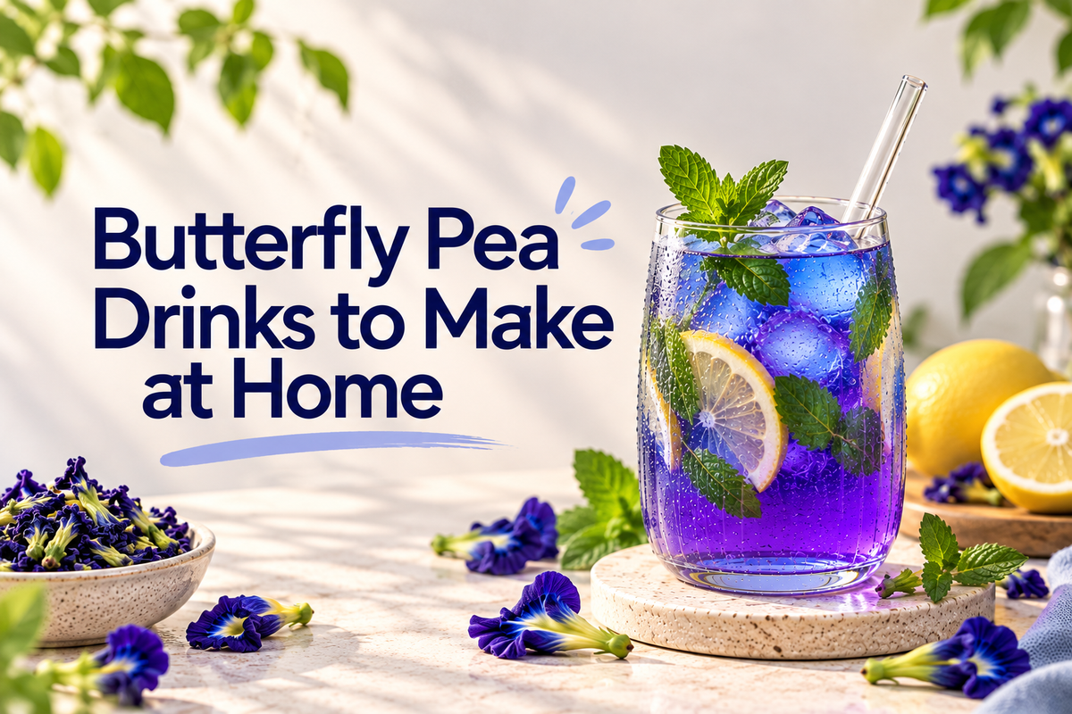 Recipes for Butterfly Pea Drinks to Make at Home