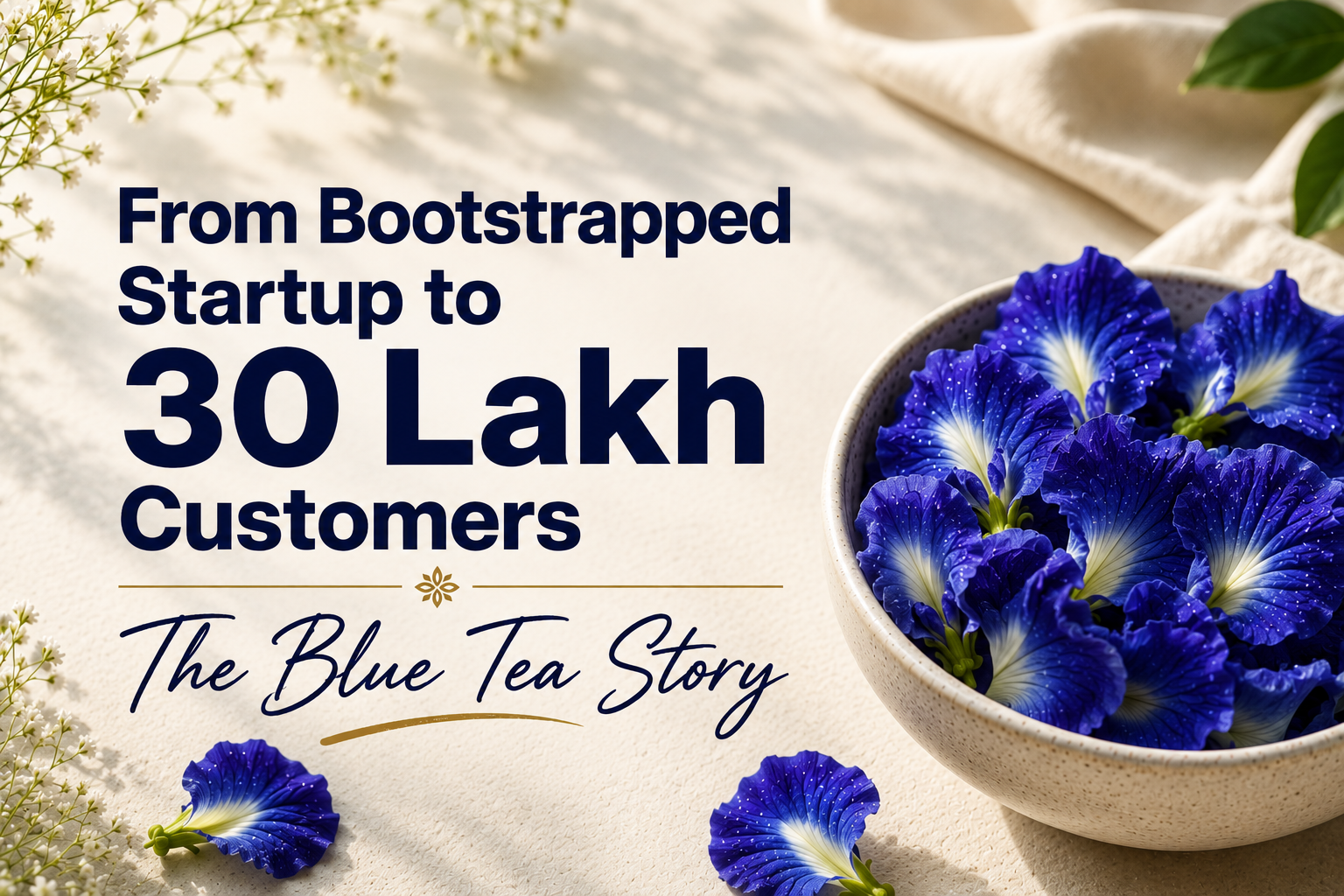 From Bootstrapped Startup to 30 Lakh Customers: The Blue Tea Story