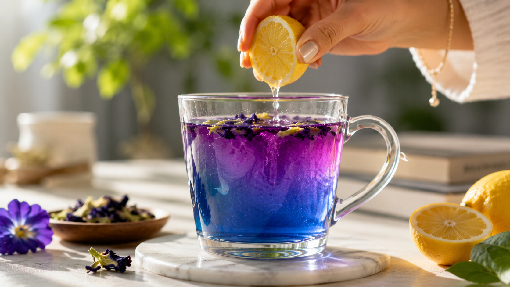 Anthocyanins: Blue Tea's Color-Changing Secret