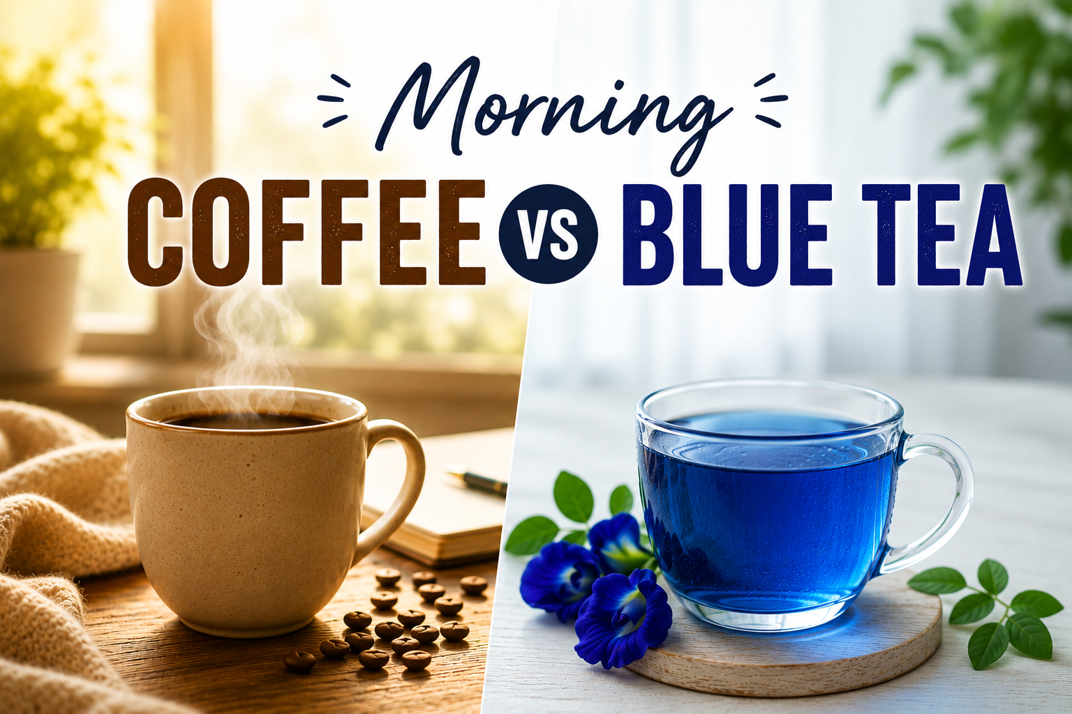 Morning Coffee vs Butterfly Pea Tea: Which Is Better for Working Women?