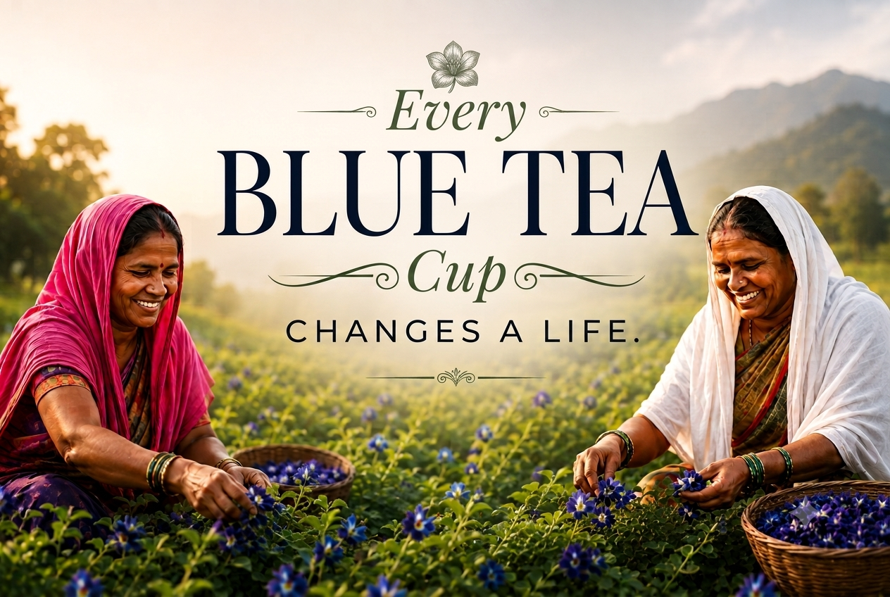 Meet the Indian Farmers Behind Your Cup of Blue Tea