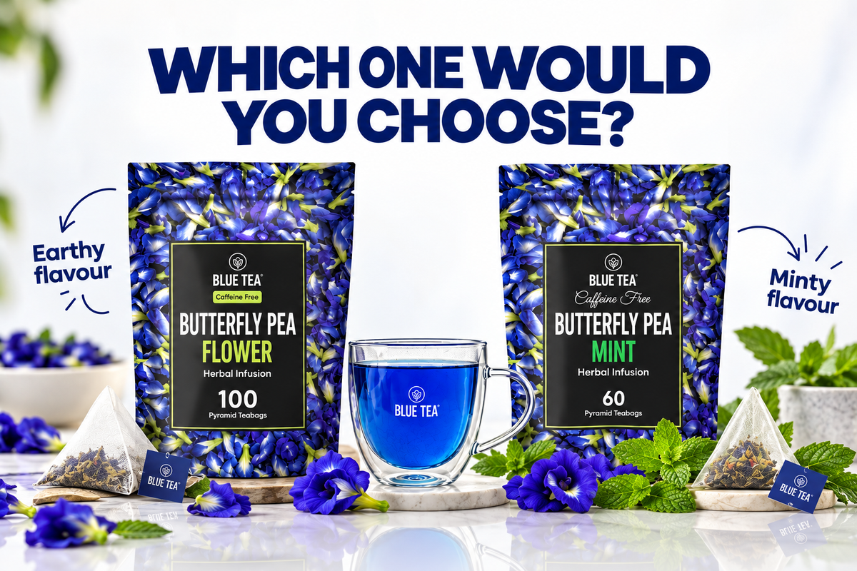 Blue Tea Pure Butterfly Pea vs Butterfly Pea Mint: Which Should You Choose?