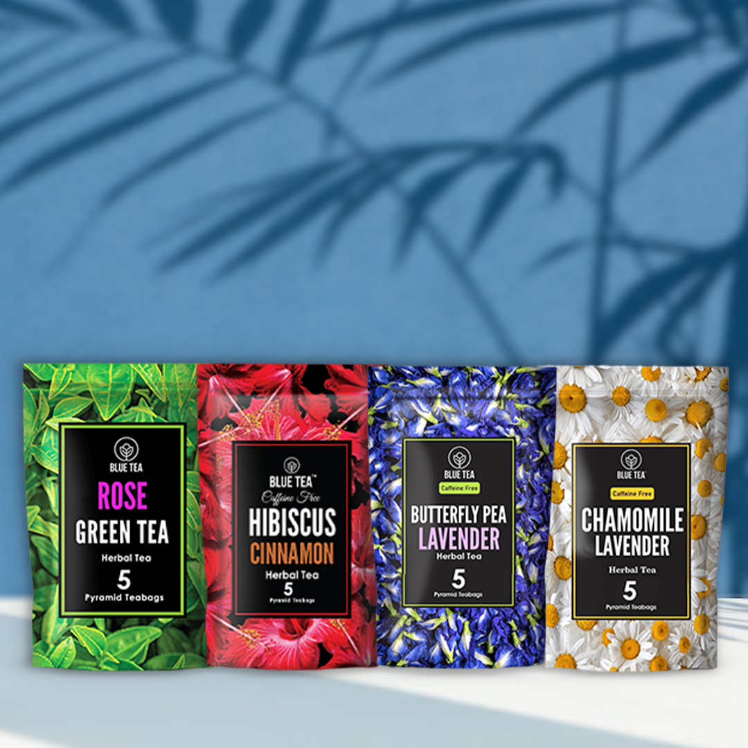 Buy Herbal Tea Sampler Pack Online | Blue Tea India