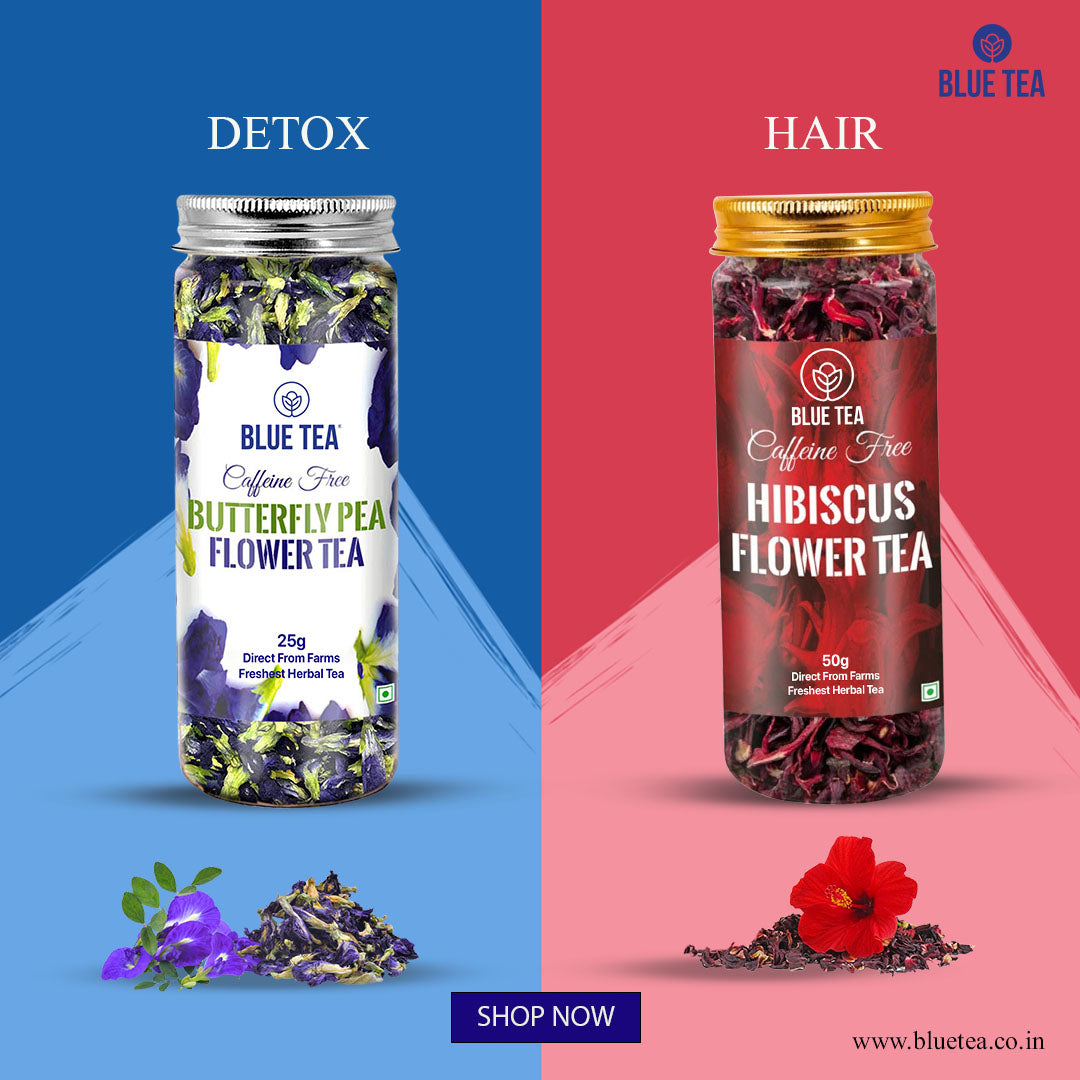 Herbal Tea Combo Packs | Value Sets & Gift Options – Blue Tea – Blue ...