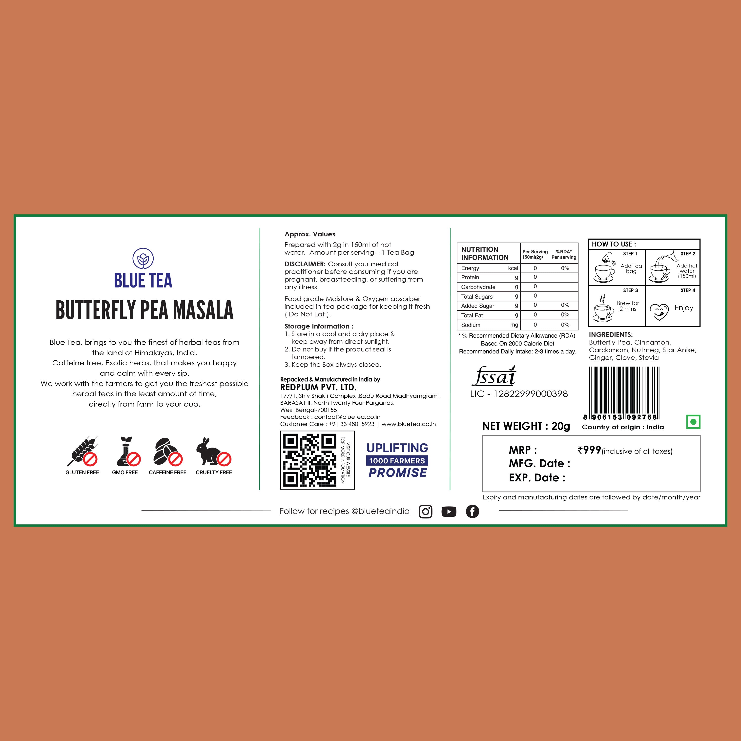 butterfly pea flower tea