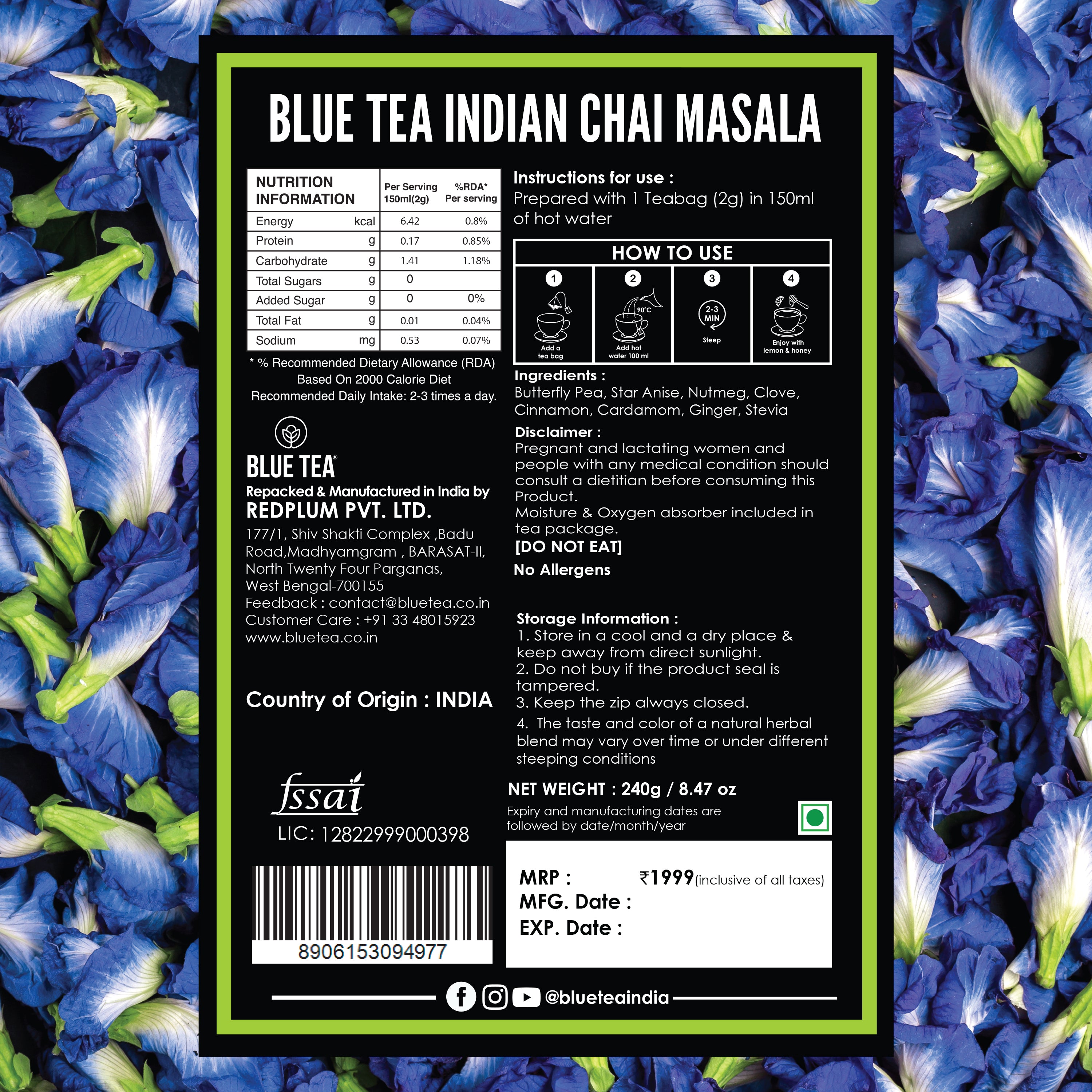 butterfly pea tea