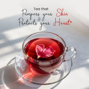 Hibiscus tea bag