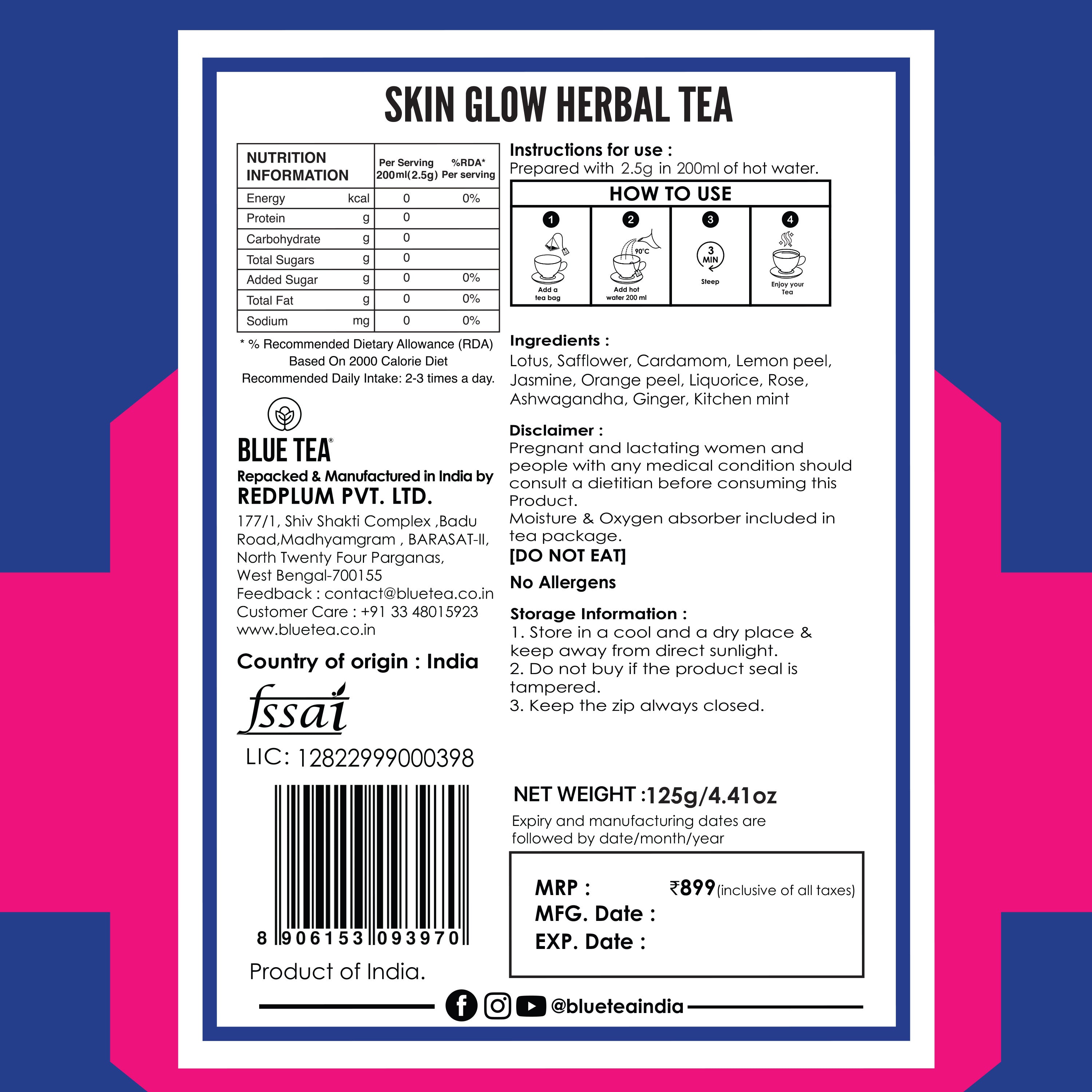 skin glow tea