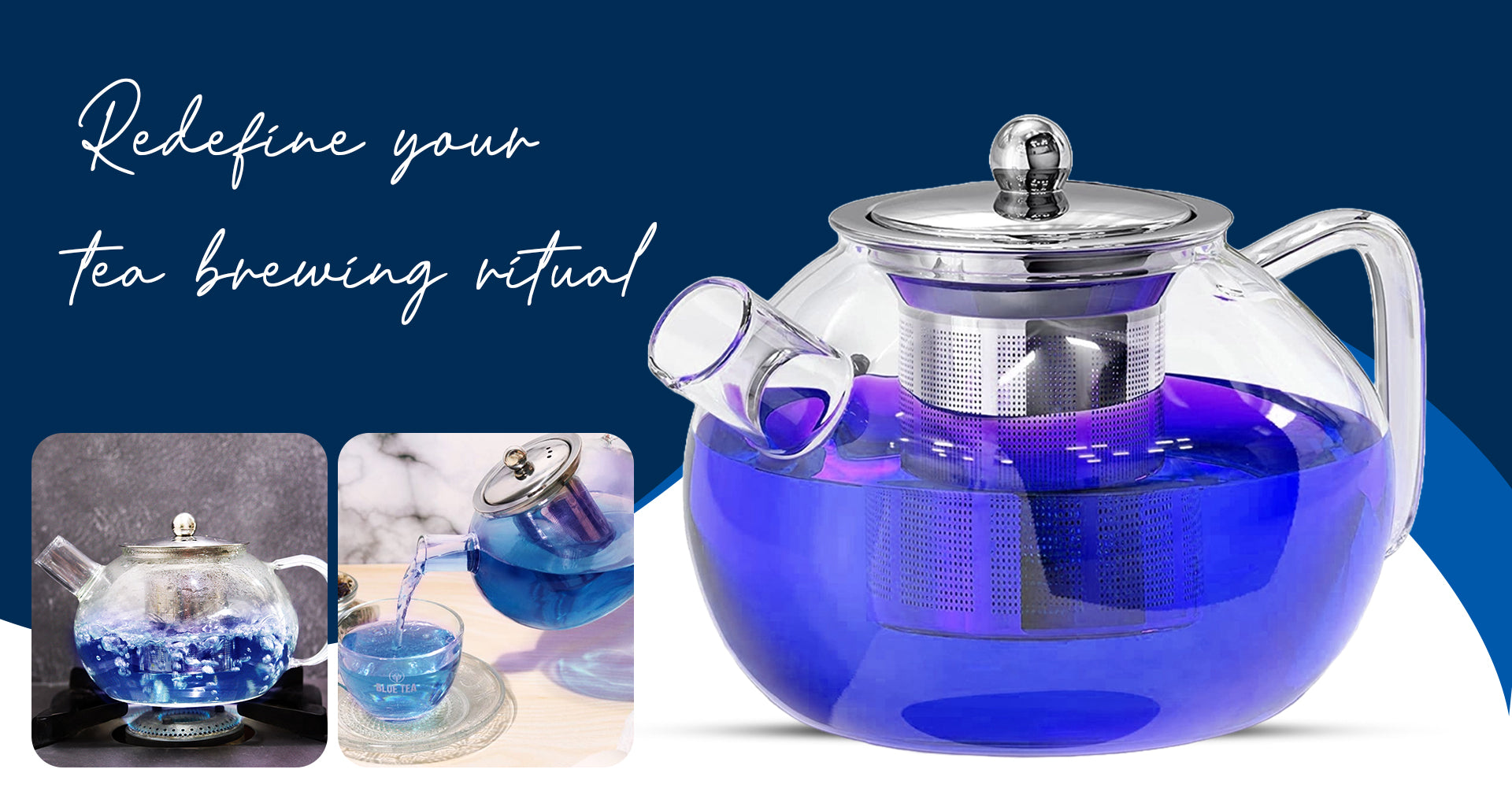 On sale Hetitage Crystal Tea Pot Kettle