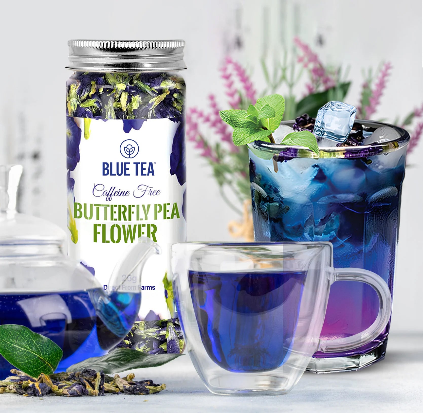 butterfly pea flower tea