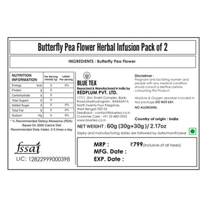 blue butterfly pea flower tea