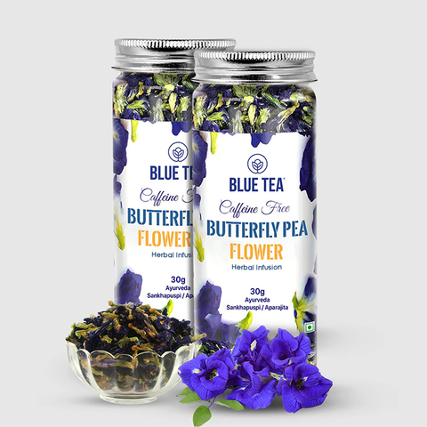 Buy Butterfly Pea Flower Tea | Now Available in India- Blue Tea – Blue ...