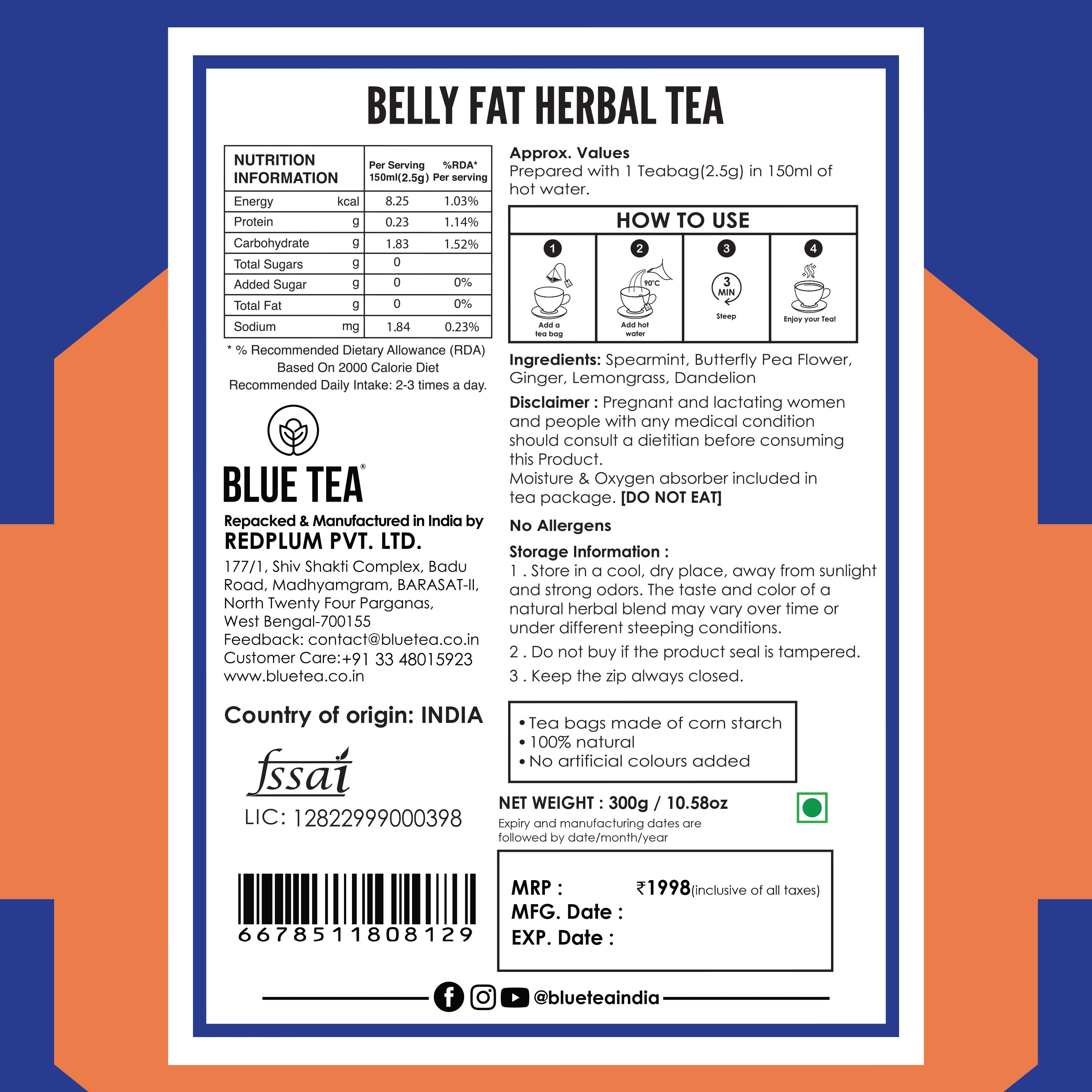 lose belly fat tea
