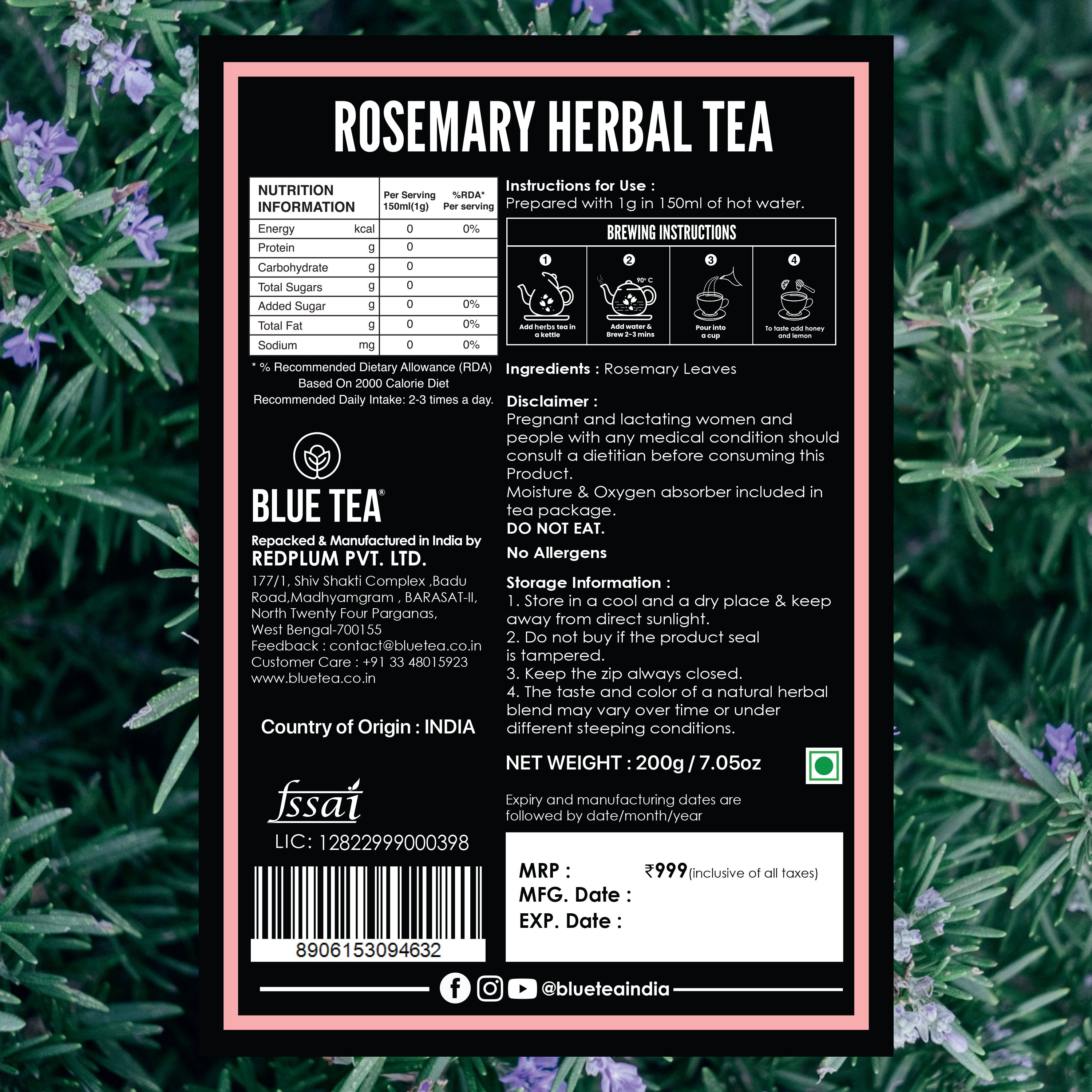 rosemary herbal tea