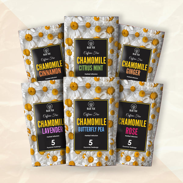 Chamomile Herbal Infusion Sampler Packs - 6 Flavors