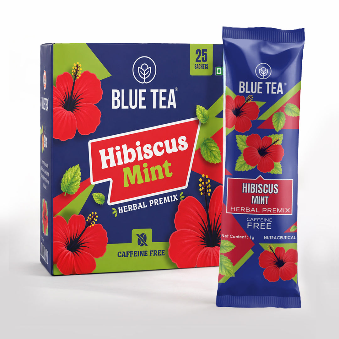Minty Hibiscus Herbal Premix | 25 Sachets