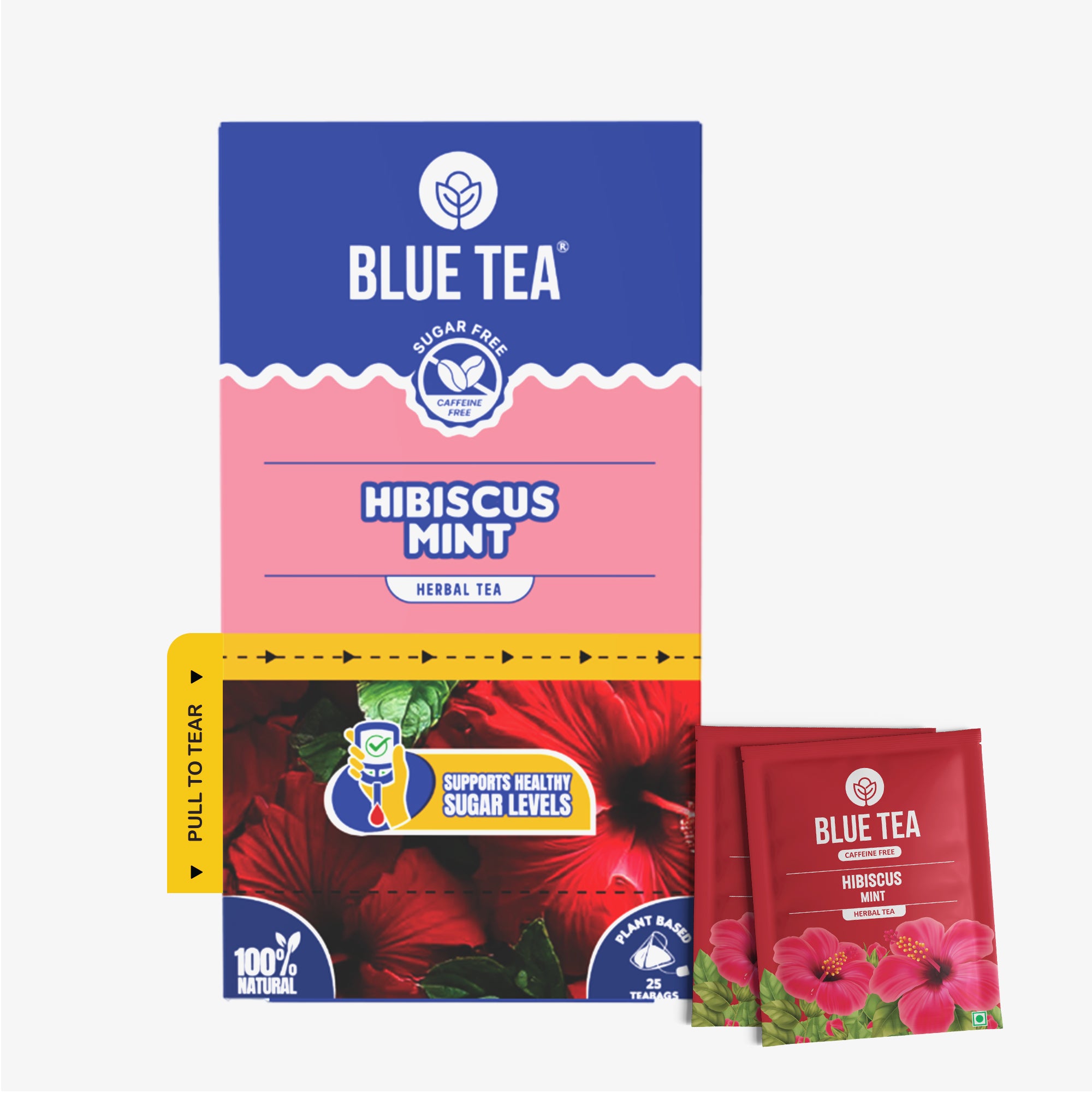 Hibiscus Mint Herbal Tea- 25 sachets