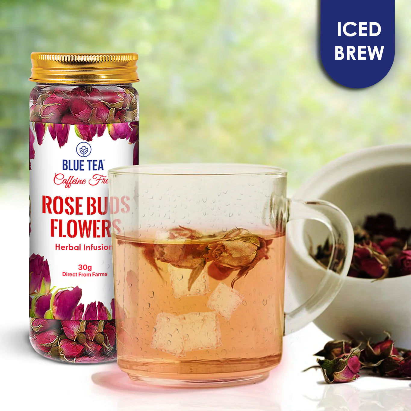 Cb Rose Tea Rose Tea – Delicate Rose Buds Tea for Beauty & Calm – Blue Tea | Health ...