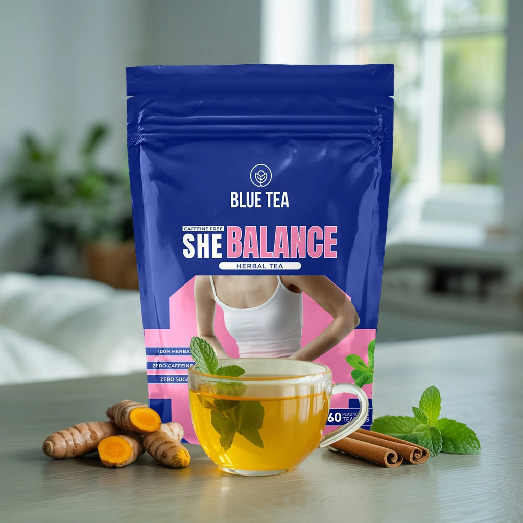 Balance Tea She Balance Herbal Tea - 60 Tea Bags – Blue Tea | Health in Every Sip ...