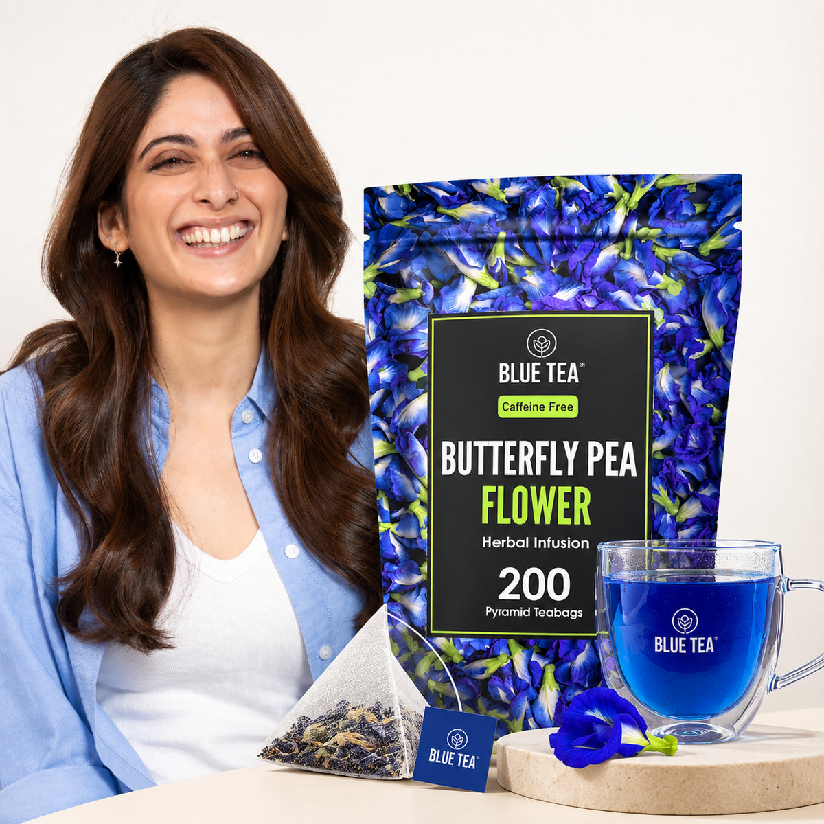 Butterfly Pea Flower Herbal Tea - 200 Teabags